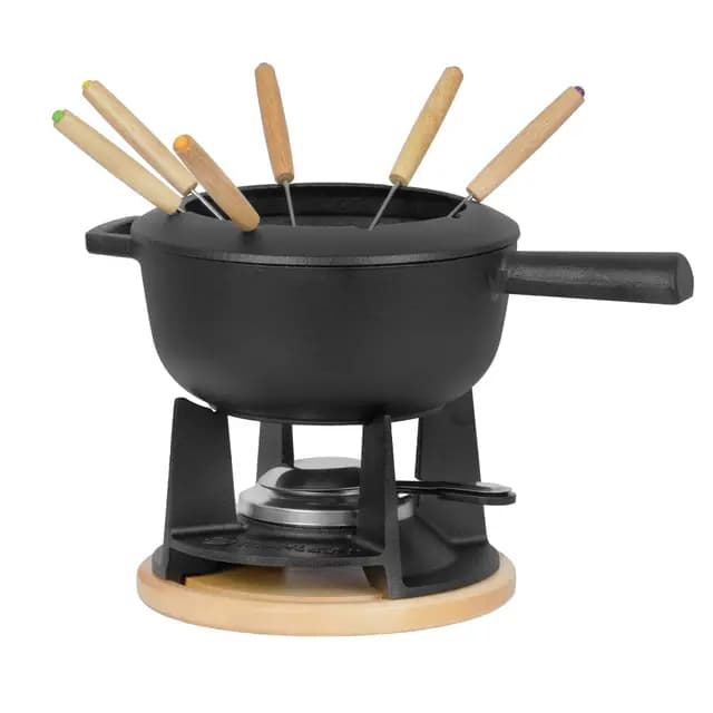 Mahlzeit Gusseisen Fondue Set