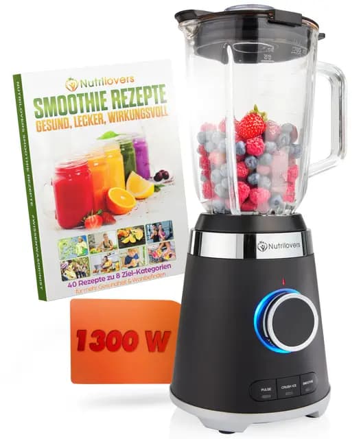 Nutrilovers NUTRI-BLENDER GLAS Standmixer – Bild 1