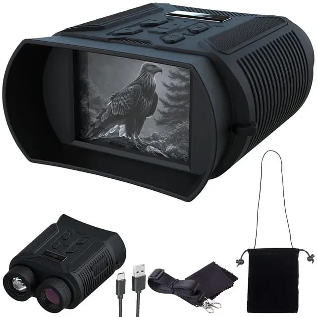 Zavarius Nachtsichtkamera: Binokulares Akku-Nachtsichtgerät, QHD-Kamera, bis 500 m IR-Nachtsicht (Nachtsichtgeraet, Camcorder-Nachtsichtgerät, Akkus)