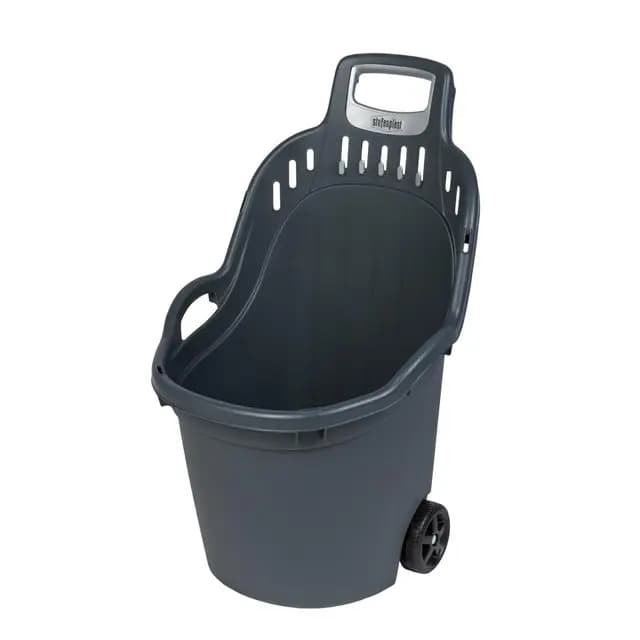 Kreher HELPY Gartentrolley 50 L Grau