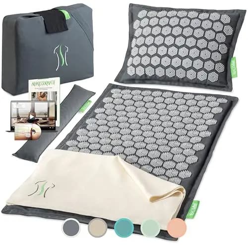BACKLAXX Akupressurmatte mit Kissen