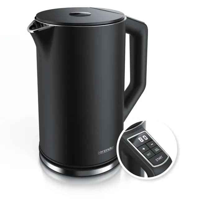 Arendo ELEGANT Edelstahl Wasserkocher