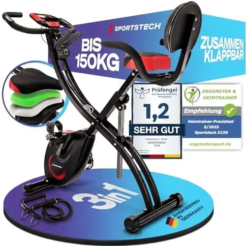 Sportstech SP_X150 Klappbarer Hometrainer