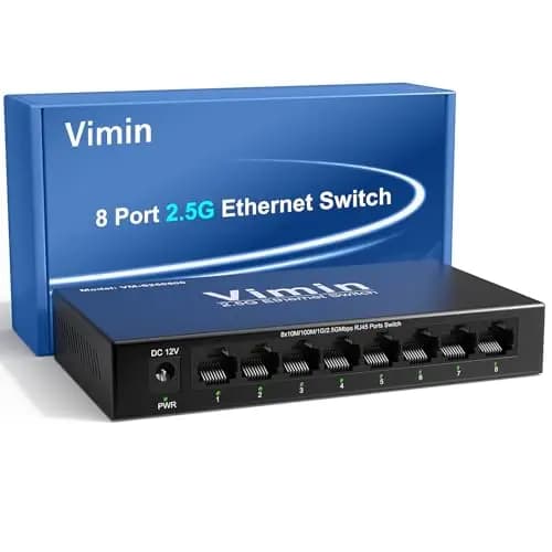 VIMIN 8-Port 2.5G Ethernet Switch