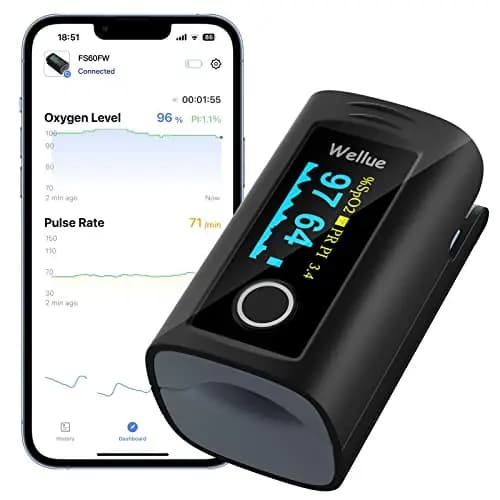 ViATOM Pulsoximeter mit Bluetooth