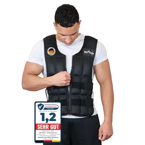 DH FitLife Verstellbare Gewichtsweste 10/20/30 kg