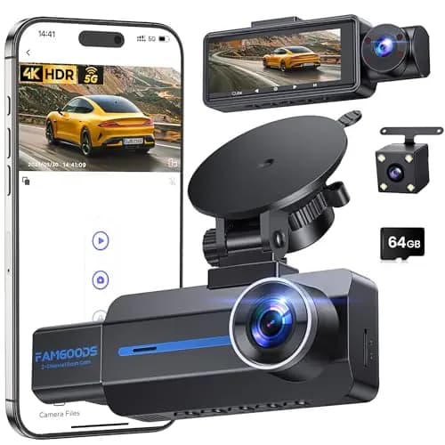 Famgoods 4K 3-Kanal Dashcam