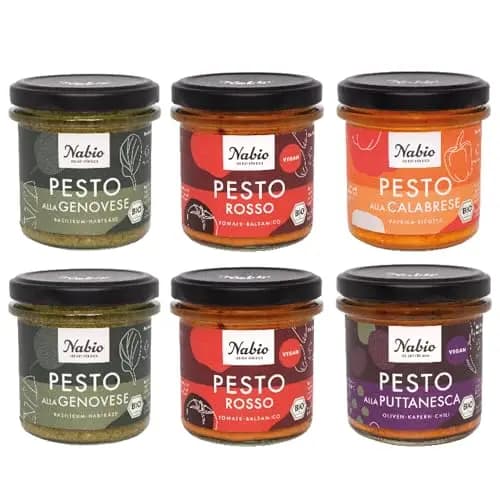 NABIO Pesto 6er Sortiment