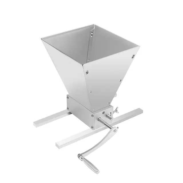 4L Manuelle Getreidemühle, Edelstahl Verstellbare Grainmühle, Getreidequetsche, Malzmühle, Futtermühle, Maismühle, Schrotmühle, mit Kurbelgriff, für Getreide, Mais, Gewürze, Kräuter, Kaffee