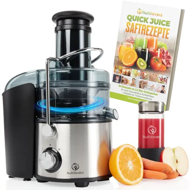 Nutrilovers QUICK-JUICER MAX Zentrifugal-Entsafter