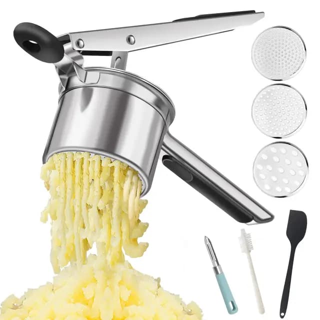 JETONN HZ001 Edelstahl Kartoffelpresse