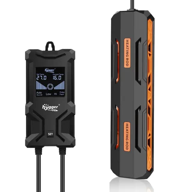 hygger Aquarium Heizstab 1000W mit LCD-Controller – Bild 1
