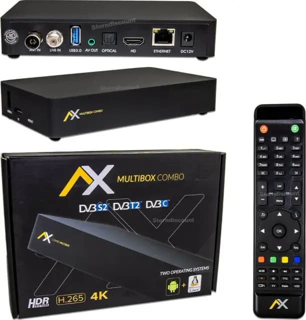 AX Technology Multibox Combo 4K UHD