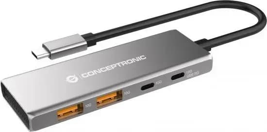 Conceptronic 4 Port USB 3.1 Hub, USB-C 3.1 [Stecker]