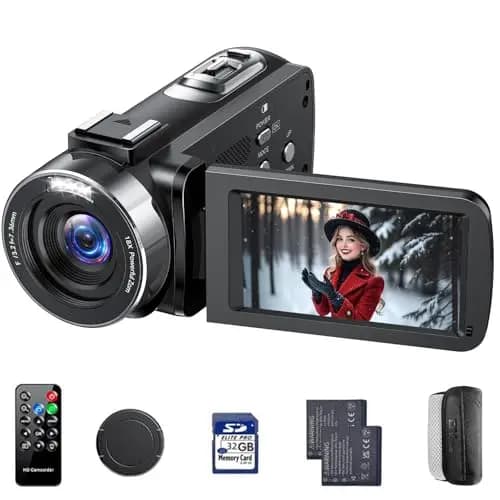 FIREFOTO 4K Camcorder Vlogging-Kamera