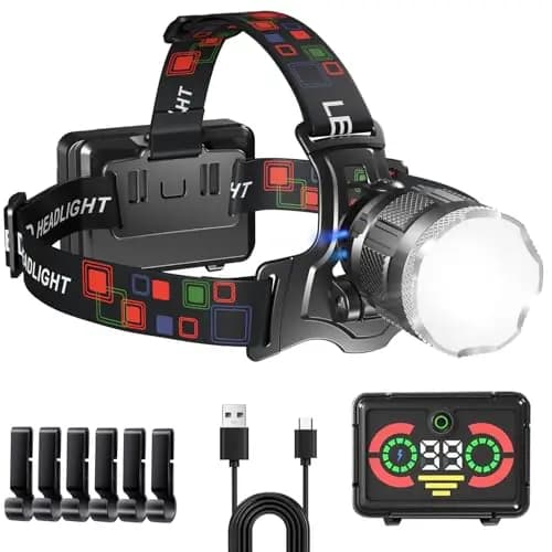 PEAKRO 100000lm LED Stirnlampe