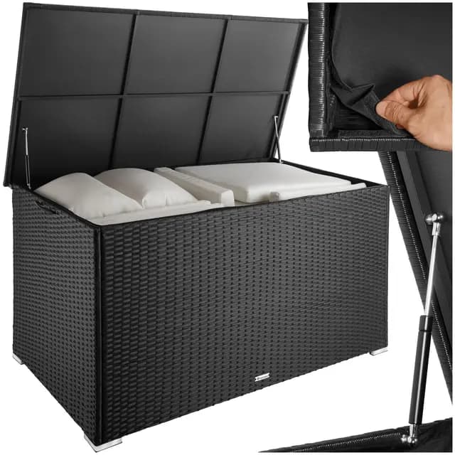 tectake Aluminium Polyrattan Gartenbox