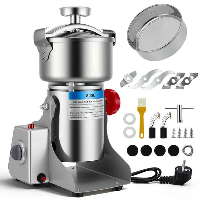 VeftBltrem Elektrische Getreidemühle 3500W 800g