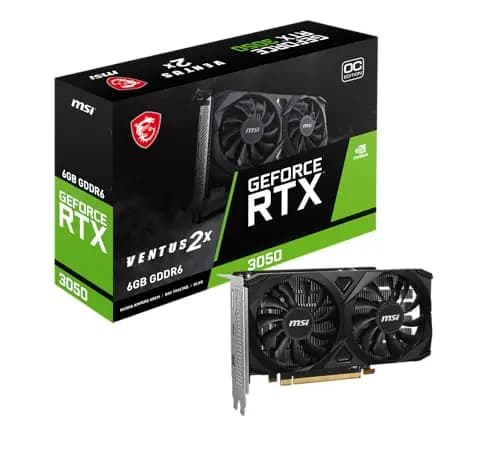 MSI GeForce RTX 3050 Ventus 2X E 6G OC Grafikkarte