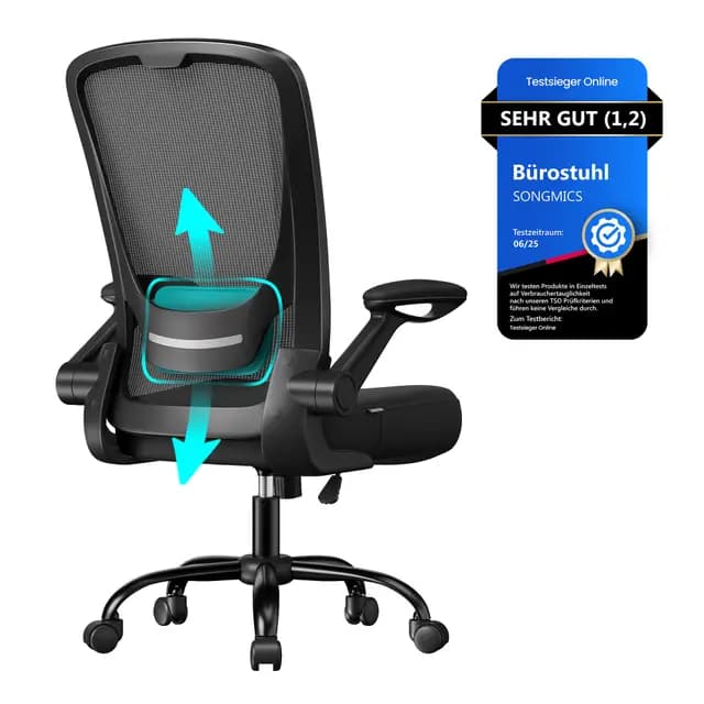 SONGMICS OBN37BK Bürostuhl
