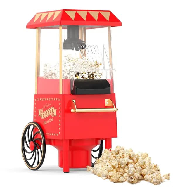 LIFEZEAL Retro Popcornmaschine – Bild 1