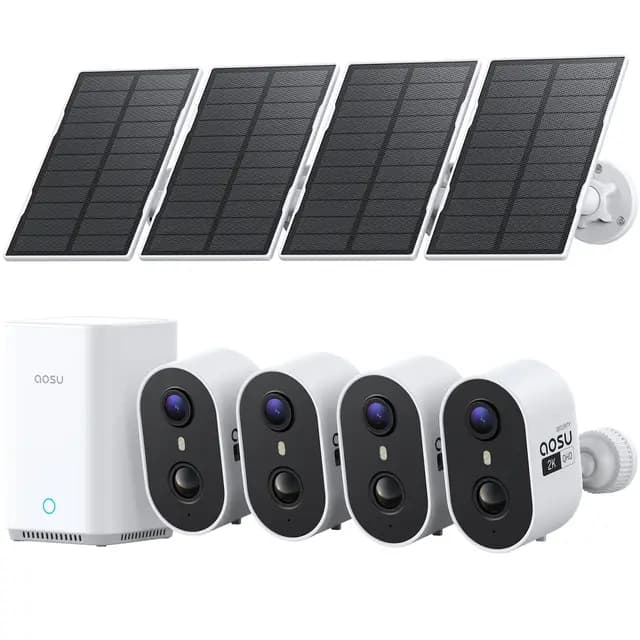 aosu 2K Solar Überwachungskamera