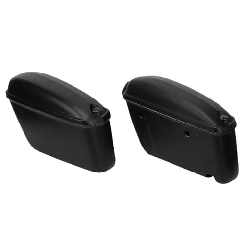 Cosiki wasserdichte Hartschalen-Satteltaschen mit Schloss, Stilvoller ABS-Motorrad-Seitenkoffer für, Passend für