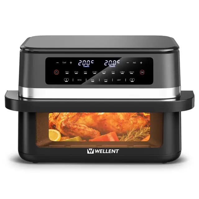 WELLENT 12L Dual Zone Airfryer