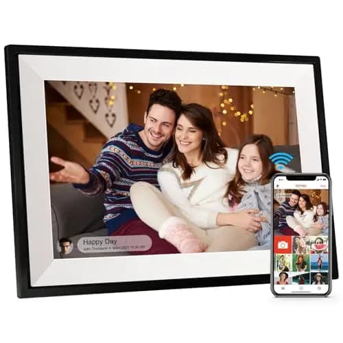 PiPivision Frameo Digitaler Bilderrahmen 10,1 Zoll