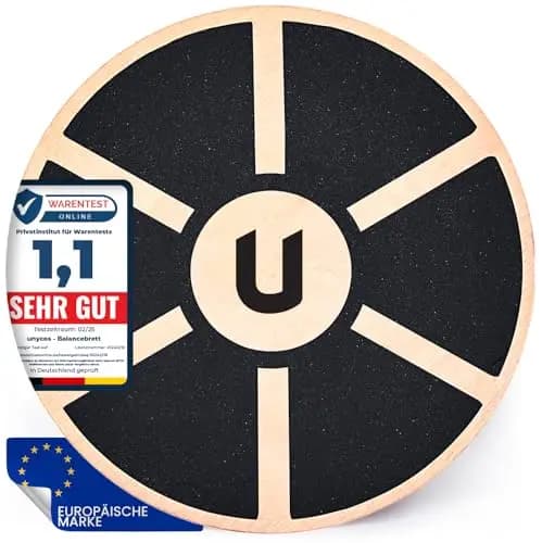 unycos Balance Board Holzoptik Rund