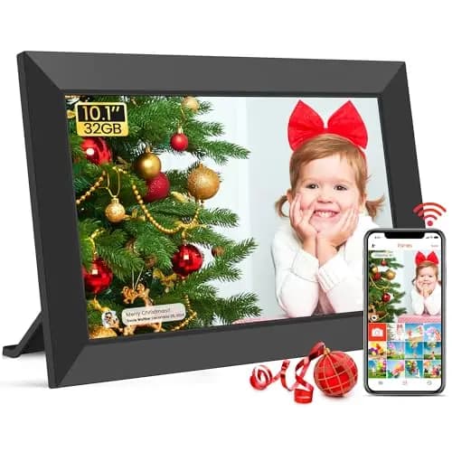 WONNIE Frameo Digitaler Bilderrahmen 10,1 Zoll IPS