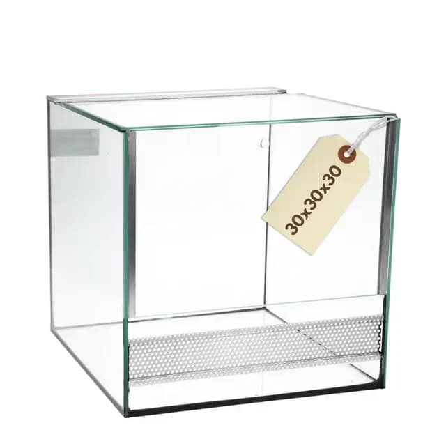 GarPet 30x30x30 cm Glas Terrarium