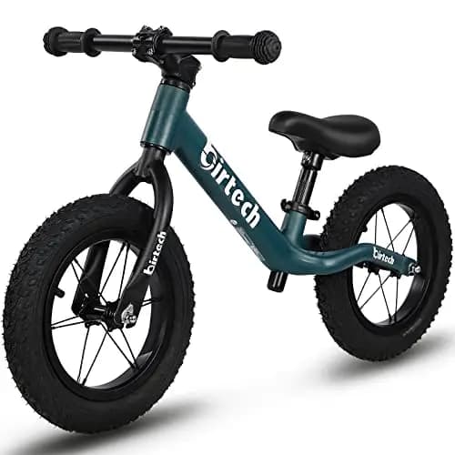 Hello-5ive 12 Zoll Laufrad für 3, 4, 5, 6 Jahre alte Jungen und Mädchen, leichtes Nylonrahmen, Kleinkind-Trainingsrad, ohne Pedalräder für Kinder mit verstellbarem Sitz und Luftreifen