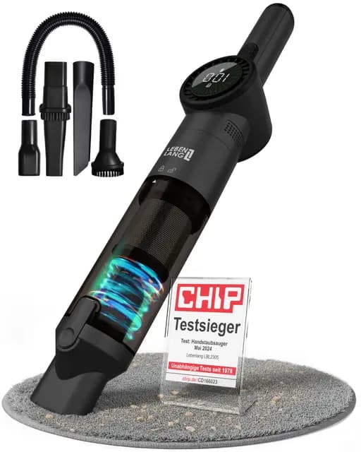 LEBENLANG Handstaubsauger Akku