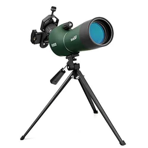 Svbony SV28 20-60x60 Spektiv Sportschützen, HD BAK4 Prisma FMC, Spektive mit Stativ Handy Adapter Tragetasche, Wasserdicht für Zielschießen, Naturbeobachtungen, Reisen, Vogelbeobachtung, Wildtiere