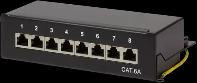 LogiLink Desktop Patchpanel Cat6a 8-Port