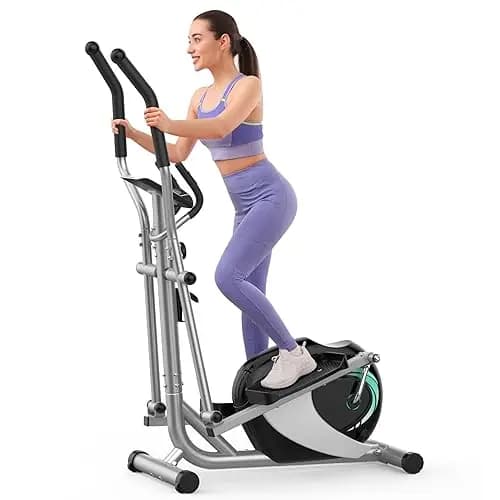 Dripex Elliptical Crosstrainer 6 kg Schwungrad Grün – Bild 1