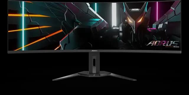 GIGABYTE AORUS CO49DQ Monitor – Bild 1