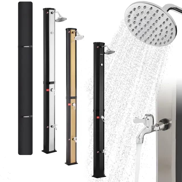 Arebos Solardusche 35L