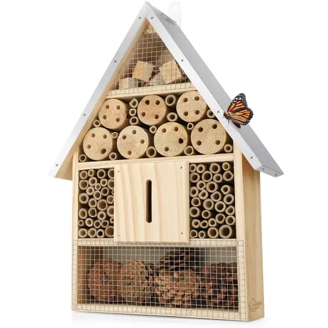 Wildlife Home Insektenhotel L Nisthilfe aus Kiefernholz