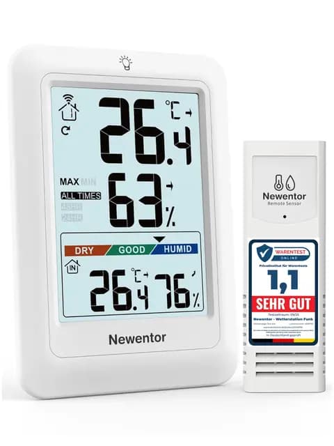 Newentor MAX MIN Funk-Wetterstation