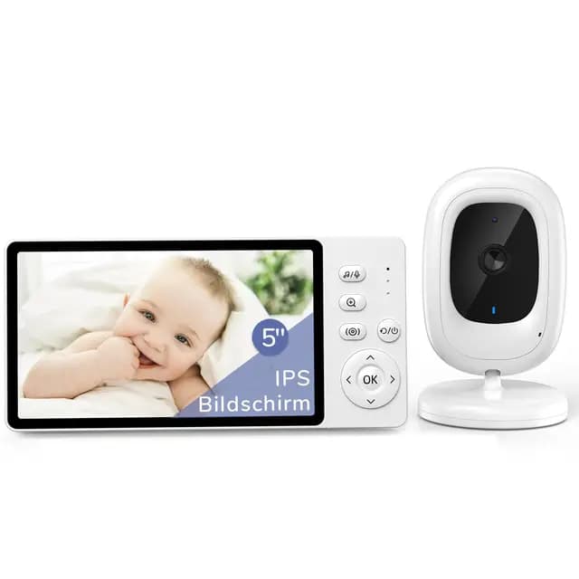 jeeber 5" IPS Babyphone