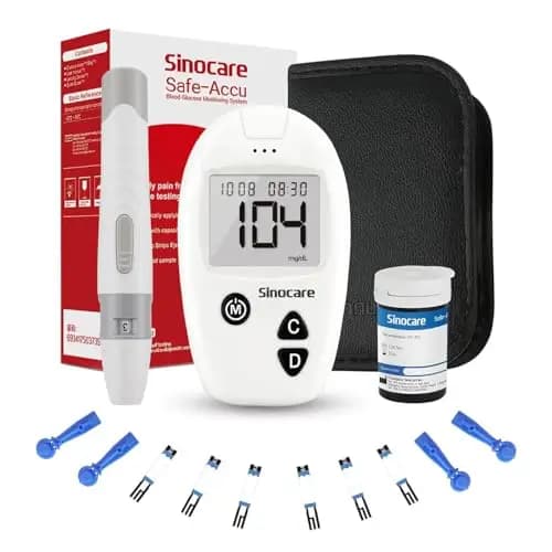 sinocare Safe-Accu Blutzuckermessgerät Set