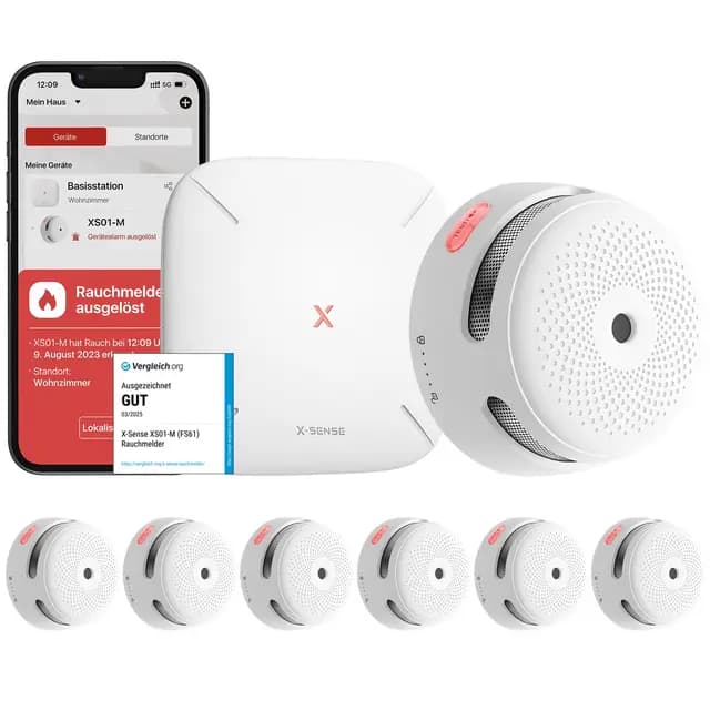 X-Sense XS01-M WLAN Rauchmelder Set