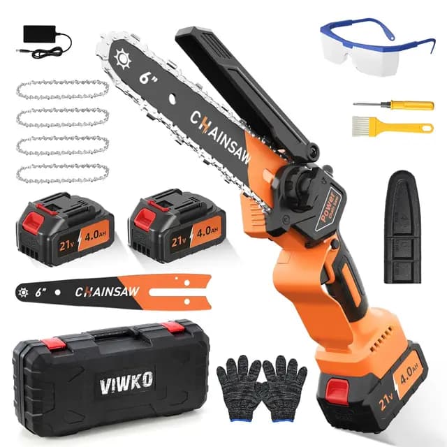 VIWKO DECS8RB Akku-Kettensäge