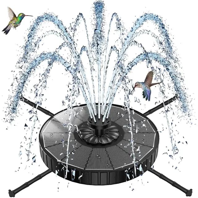 SZMP Solar Springbrunnen mit Drehstab