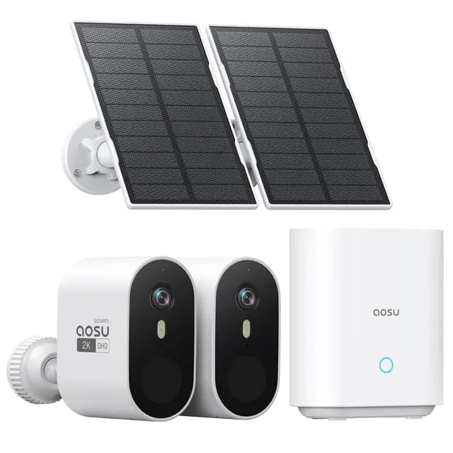 aosu 2K Solar Überwachungskamera
