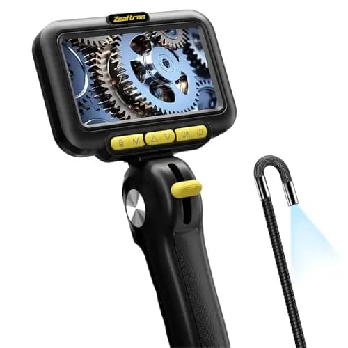 Zealtron Endoskopkamera 5 Zoll IPS 6,2 mm Schwenkkopf