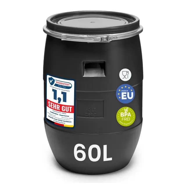 Garronda GD-0078 Weithalsfass 60 L HDPE