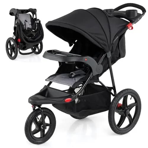 LIFEZEAL Klappbarer Kinderwagen